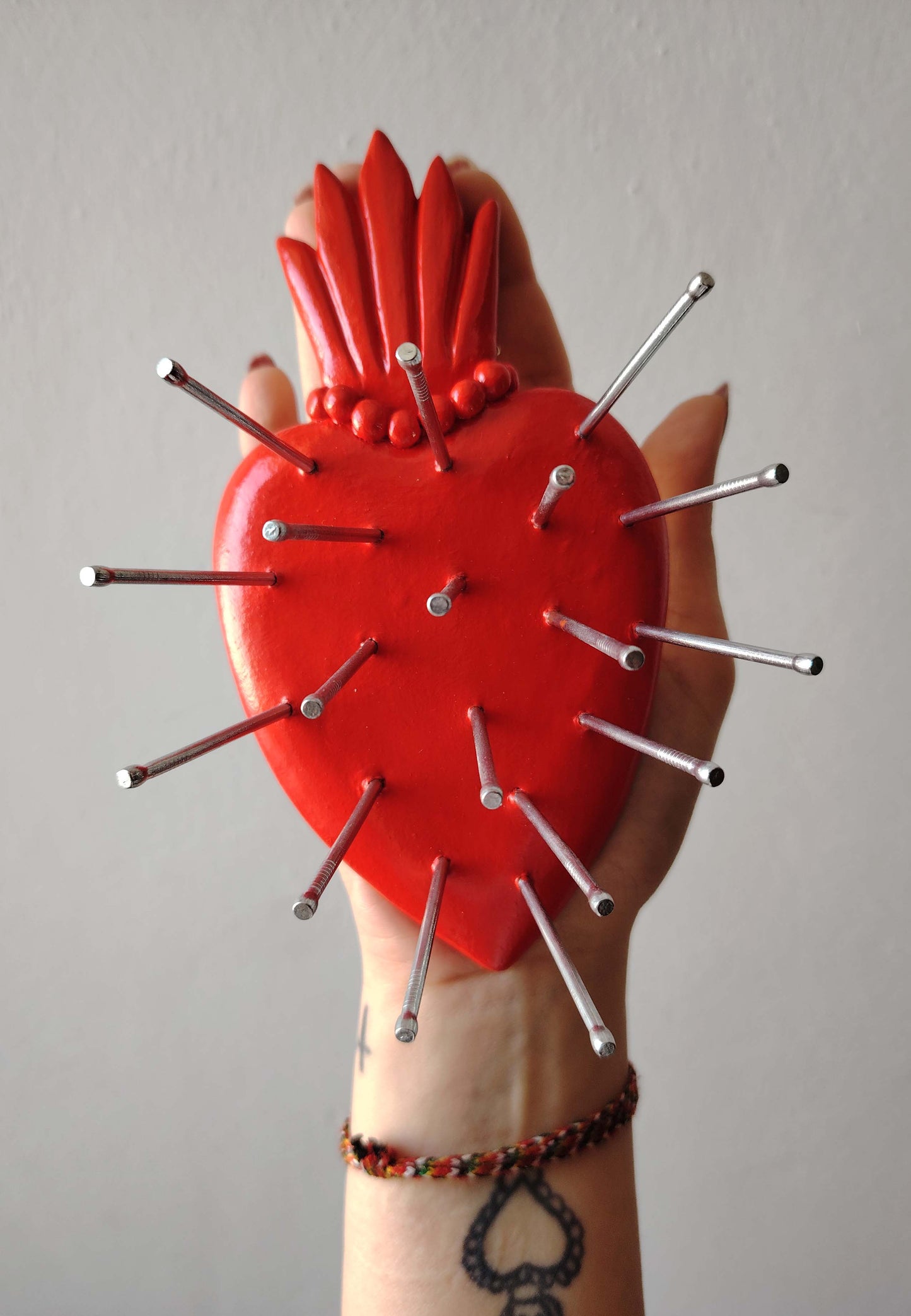 Cuore sacro chiodi (medium)